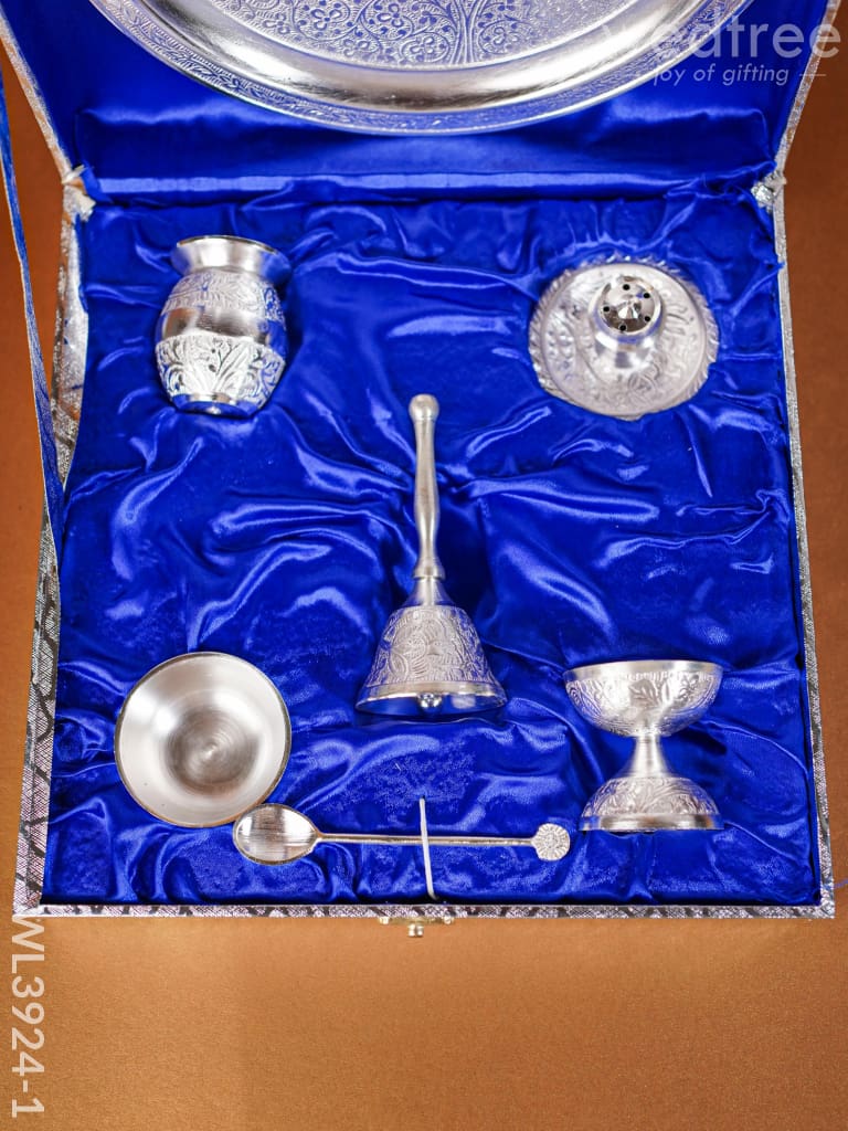 Pooja Thali Set - Wl3924 Brass Utility