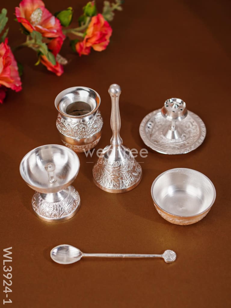 Pooja Thali Set - Wl3924 Brass Utility