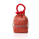 Potli Bag - Lace And Thread Design Bags