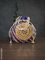 Potli Bag With Bandani Design - Wbg0444 Bags