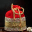 Potli Bag With Layered Embroidery And Zari Work - Wl1016 Red Bags