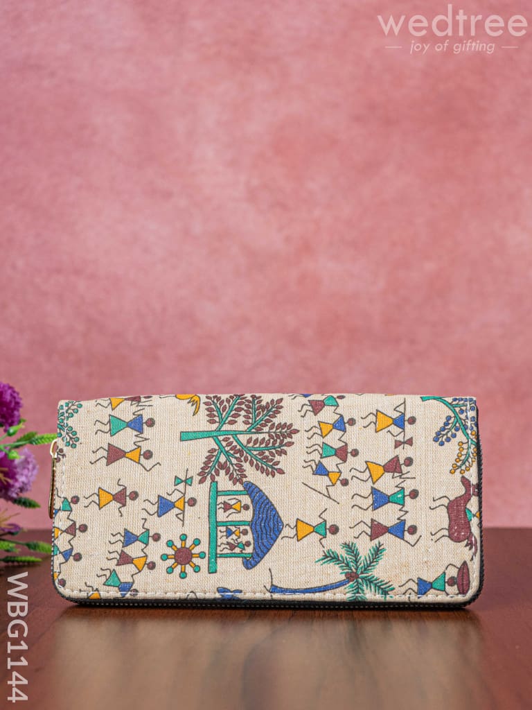 Printed Fabric Clutch - Wbg1144 Clutches & Purses