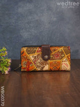 Printed Fabric Designer Wallet - Wbg0370 Clutches & Purses