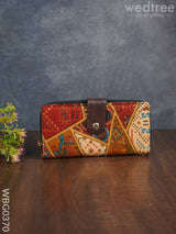 Printed Fabric Designer Wallet - Wbg0370 Clutches & Purses