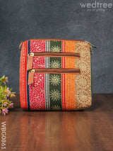 Printed Fabric Sling Bag - Wbg0861 Clutches & Purses