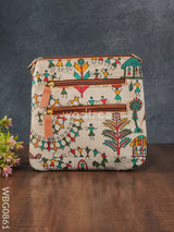 Printed Fabric Sling Bag - Wbg0861 Clutches & Purses