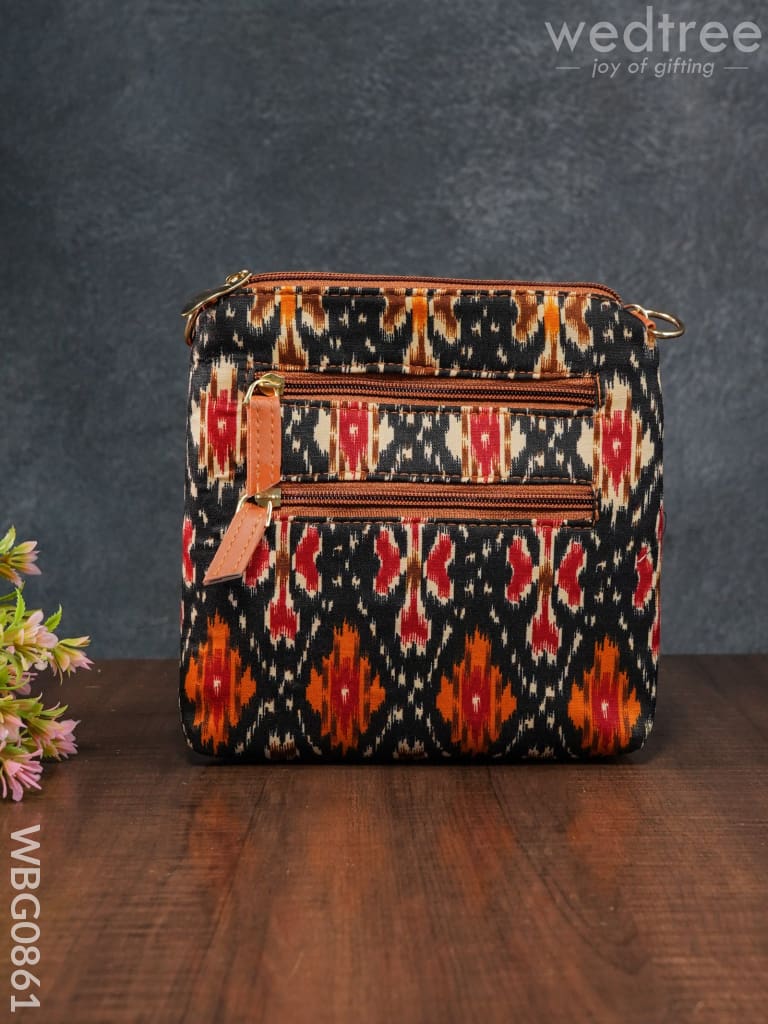 Printed Fabric Sling Bag - Wbg0861 Clutches & Purses