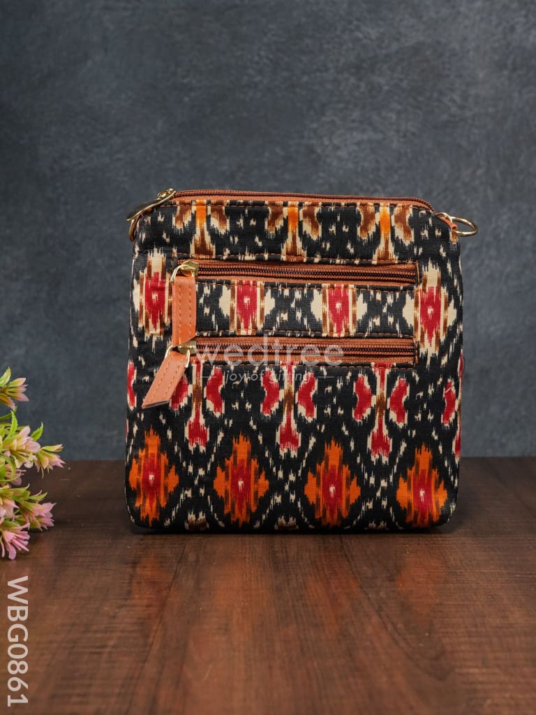 Printed Fabric Sling Bag - Wbg0861 Clutches & Purses