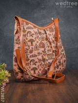 Printed Fabric Sling Bag - Wl2857 Regular Handbags