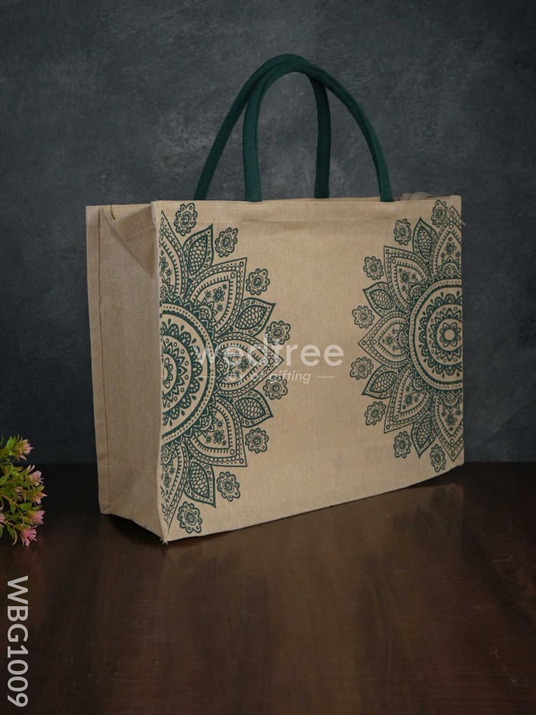 Printed Juco Bag - Mandala Art Wbg1009 Jute Bags