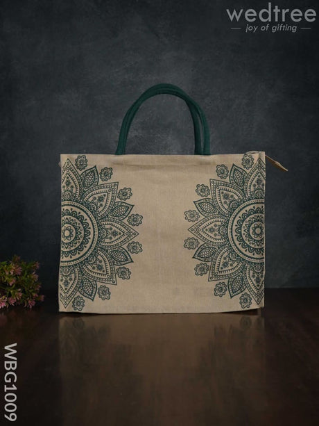 Printed Juco Bag - Mandala Art Wbg1009 Jute Bags