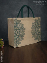 Printed Juco Bag - Mandala Art Wbg1009 Jute Bags