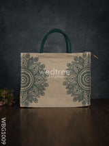 Printed Juco Bag - Mandala Art Wbg1009 Jute Bags