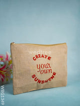 Juko Pouch - Quote Printed Wbg1349 Bags & Wallets