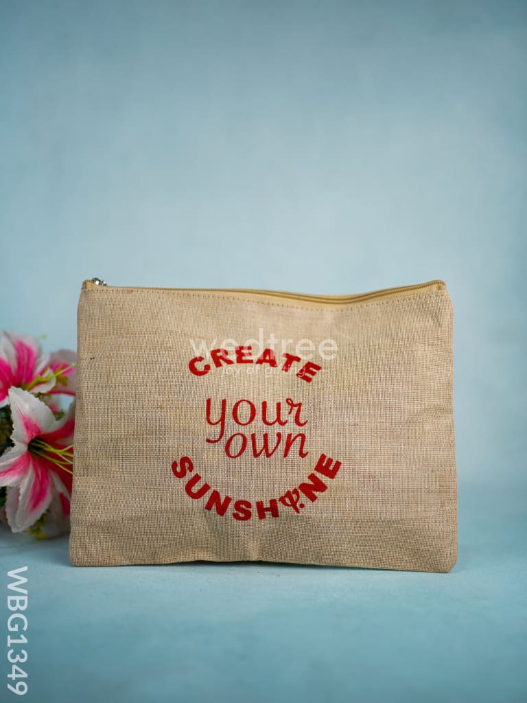 Juko Pouch - Quote Printed Wbg1349 Bags & Wallets