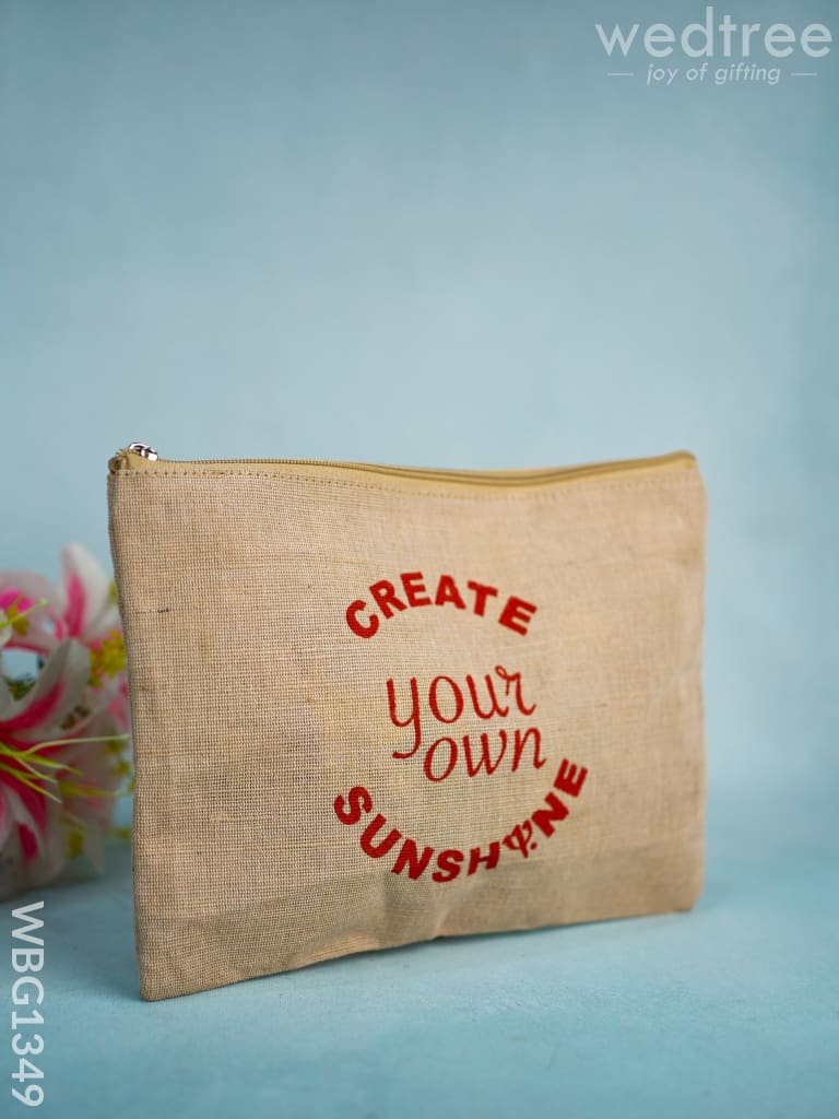 Juko Pouch - Quote Printed Wbg1349 Bags & Wallets