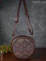 Printed Jute Designed Sling Bag - Wl1473 Bags