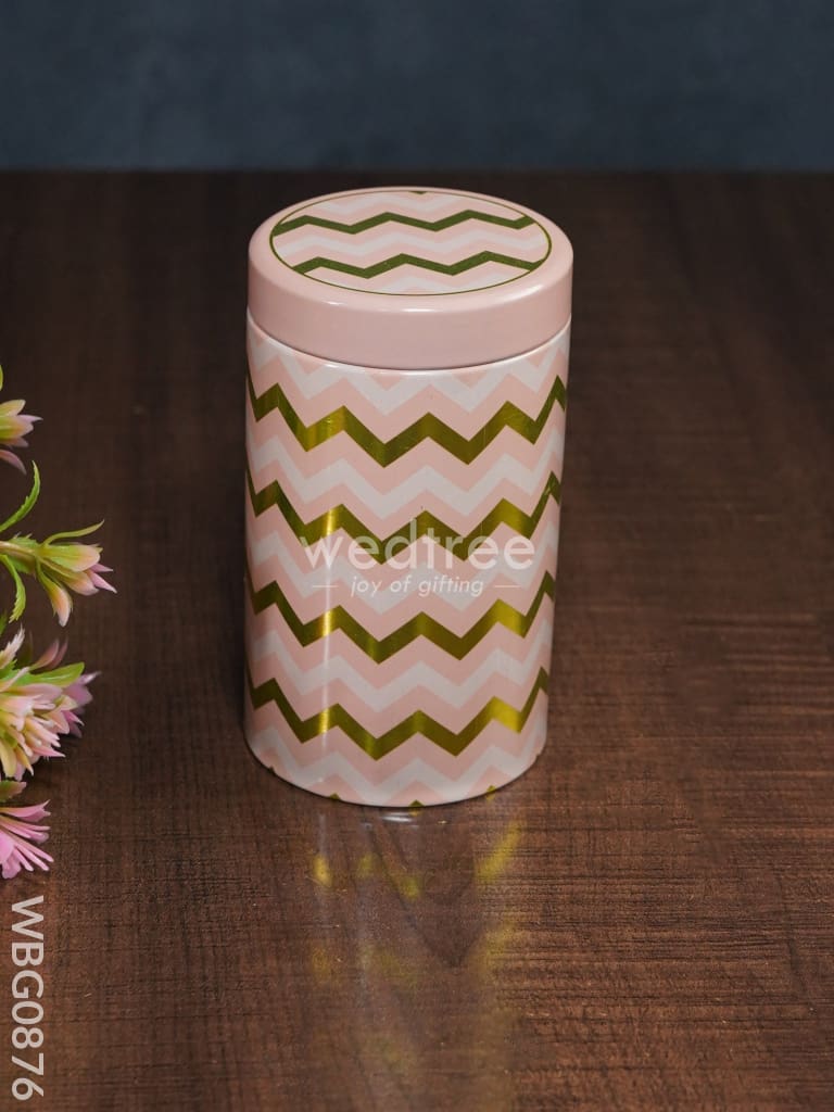 Printed Tin Jar - Wbg0876 Dining Essentials