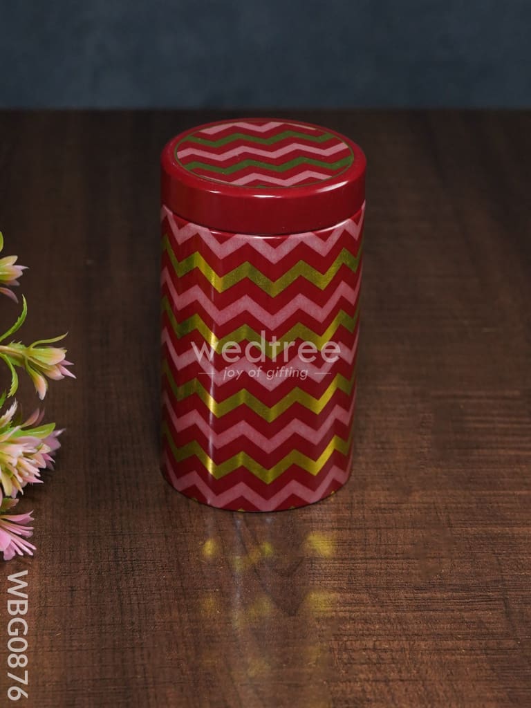 Printed Tin Jar - Wbg0876 Dining Essentials