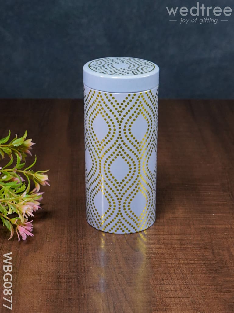 Printed Tin Jar - Wbg0877 Dining Essentials