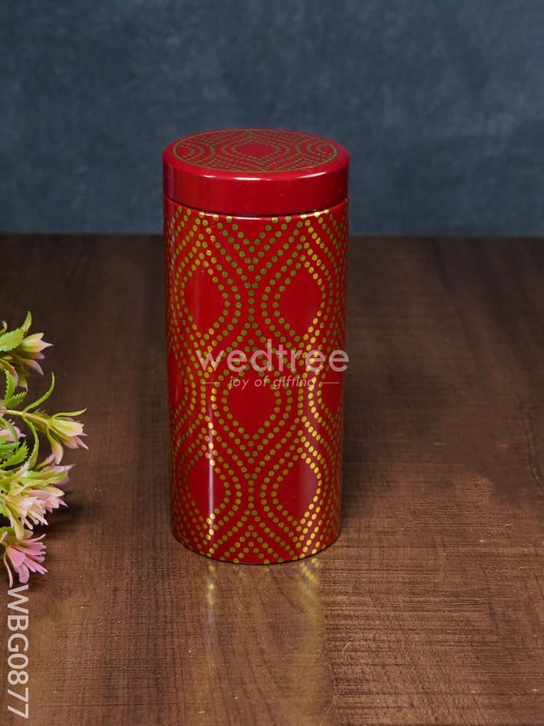 Printed Tin Jar - Wbg0877 Dining Essentials