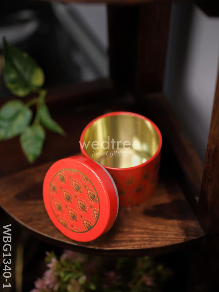 Printed Tin Jar - Wbg1340