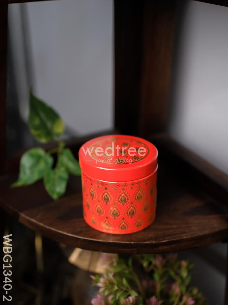 Printed Tin Jar - Wbg1340 2 Jars & Boxes Rg