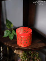 Printed Tin Jar - Wbg1340