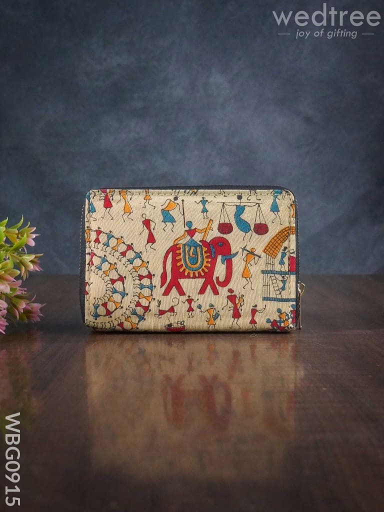 Printed Wallet In Cotton Fabric - Wbg0915 Clutches & Purses