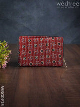 Printed Wallet In Cotton Fabric - Wbg0915 Clutches & Purses