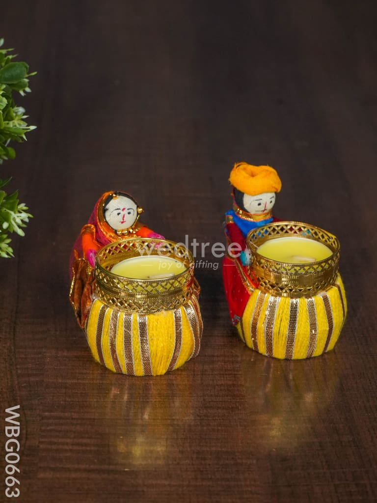 Puppet Doll Candle Holders - Wbg0663 Candles