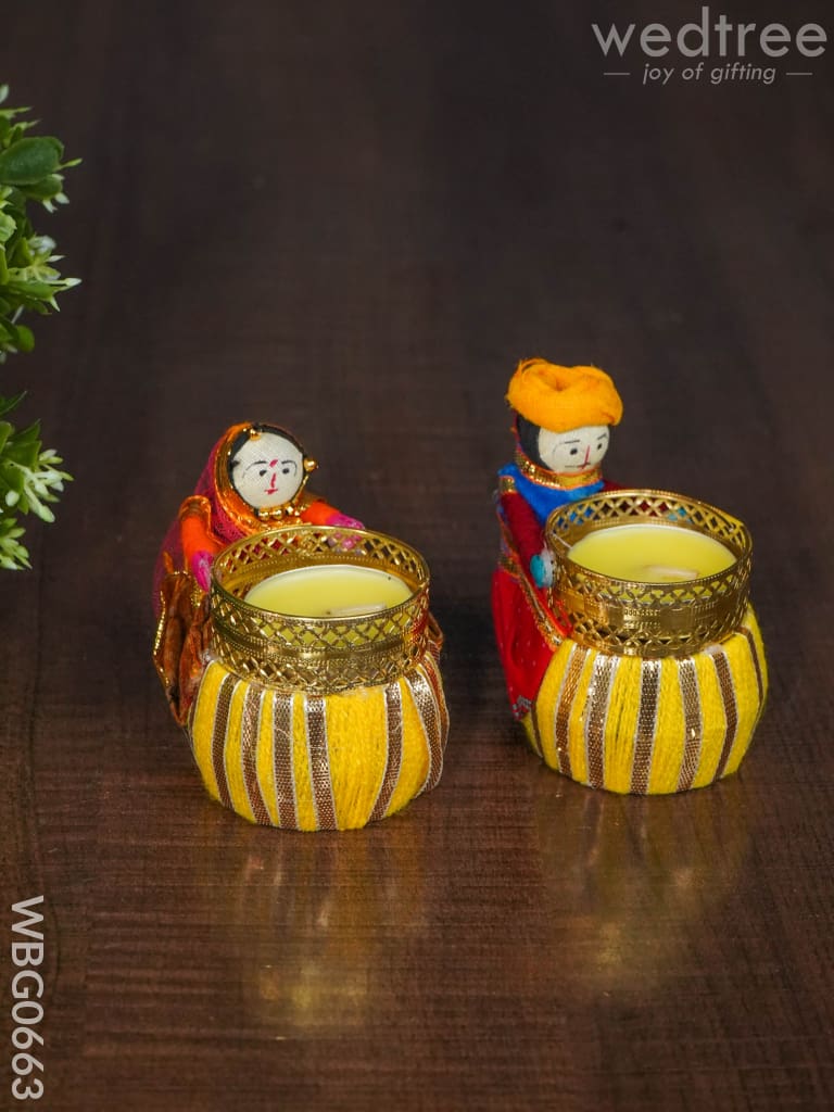 Puppet Doll Candle Holders - Wbg0663 Candles