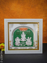 Pure Silver Designer Frame - Wl4027 Ganesha-Lakshmi-Saraswathi German Photo