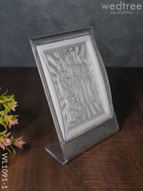 Silver Photoframe With Stand 6.5Inches - Wl1091 German Photo Frame