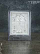 Silver Photoframe With Stand 6.5Inches - Wl1091 Tirupathi Balaji German Photo Frame