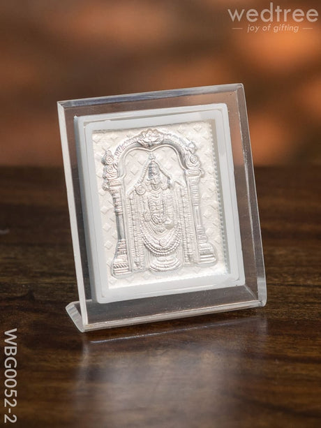 German Silver Plated Balaji Photoframe (Small) With Stand - Wbg0052-2 Photo Frame
