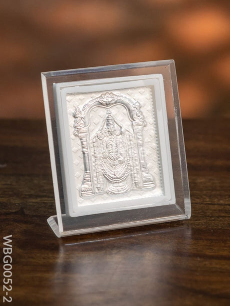 German Silver Plated Balaji Photoframe (Small) With Stand - Wbg0052-2 Photo Frame