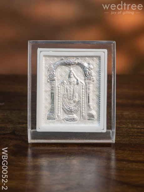 German Silver Plated Balaji Photoframe (Small) With Stand - Wbg0052-2 Photo Frame