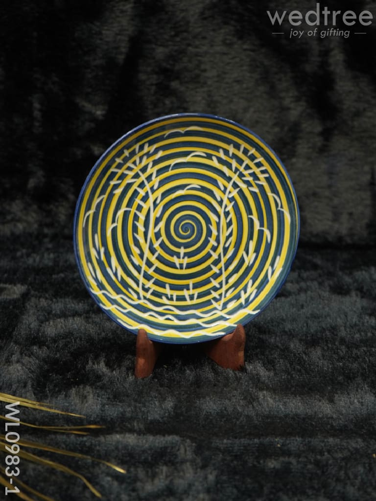 Quarter Plate - 7Inches Wl0983 Ceramics