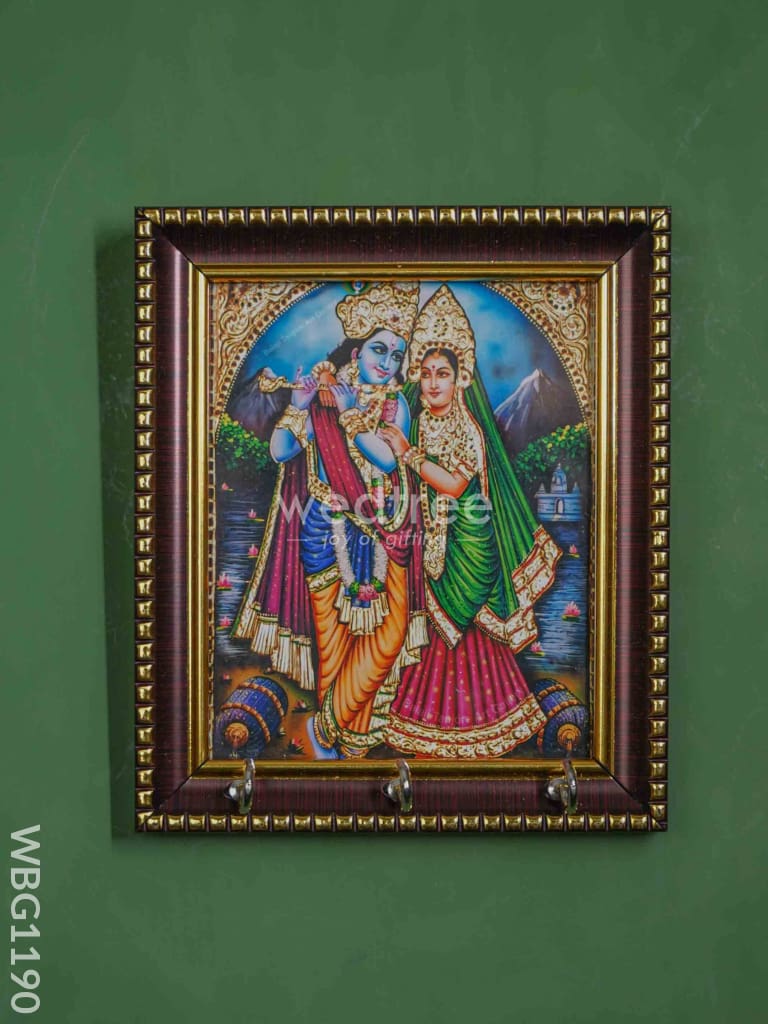 Radha Krishna Frame Key Hanger - Wbg1190 Hangers