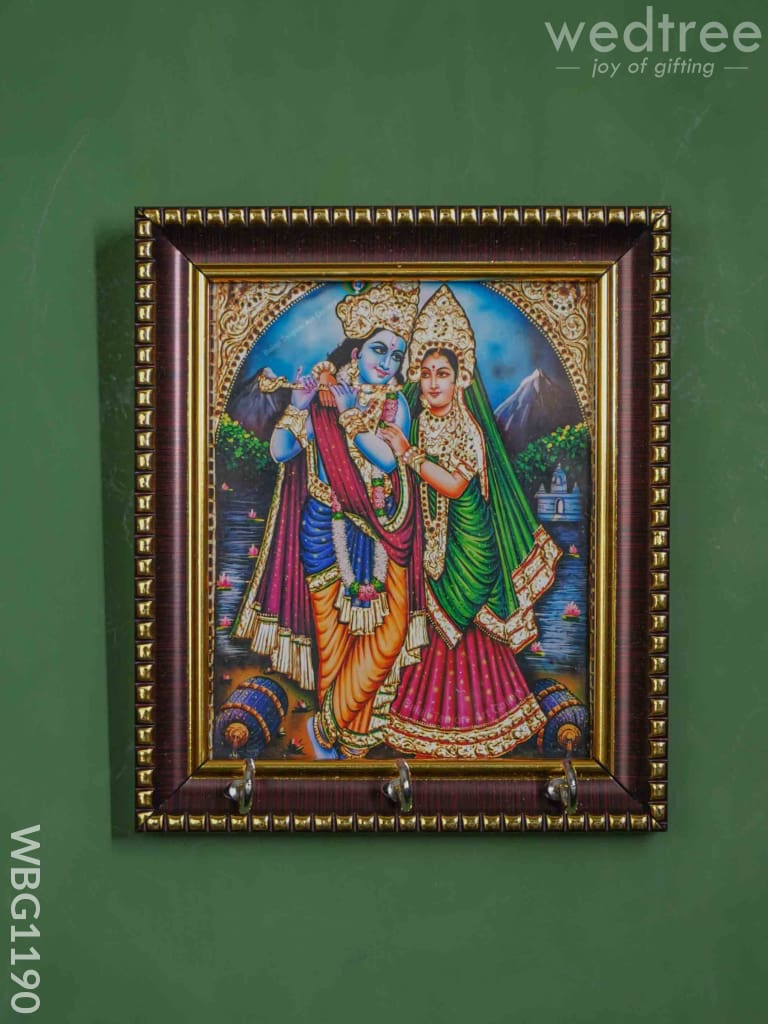 Radha Krishna Frame Key Hanger - Wbg1190 Hangers