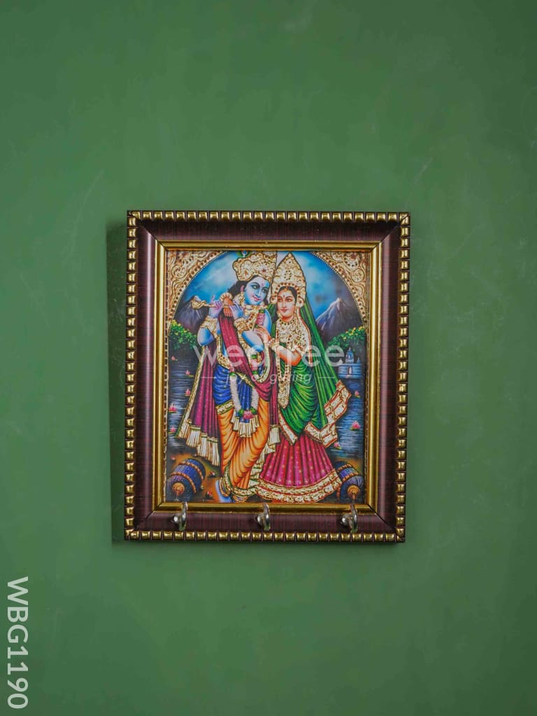 Radha Krishna Frame Key Hanger - Wbg1190 Hangers