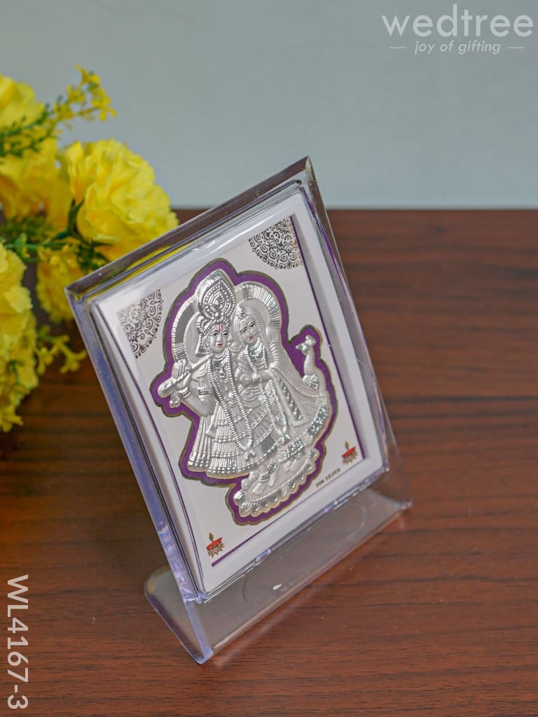 Radha Krishna Frame With Stand - Wl4167-3