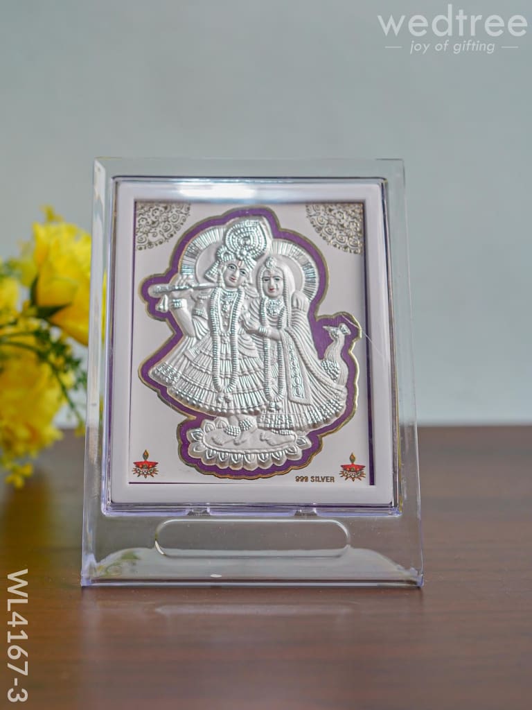 Radha Krishna Frame With Stand - Wl4167-3