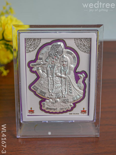 Radha Krishna Frame With Stand - Wl4167-3