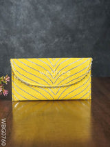 Rajasthani Zari Border Purse - Wbg0760 Clutches & Purses