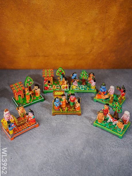 Rama Story Set - Wl3962 Wooden Decor