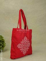 Rangoli Printed Cloth Bag - Wbg1140 Jute Bags