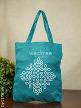 Rangoli Printed Cloth Bag - Wbg1140 Jute Bags