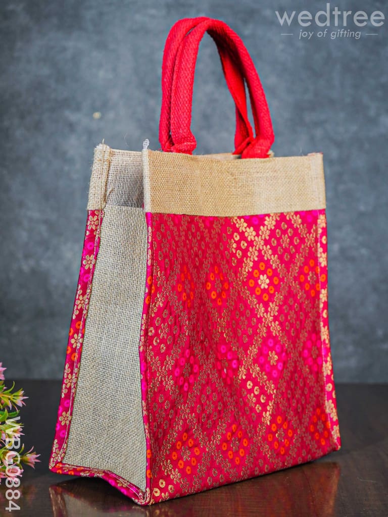 Raw Silk Jute Bag - Wbg0884 Bags